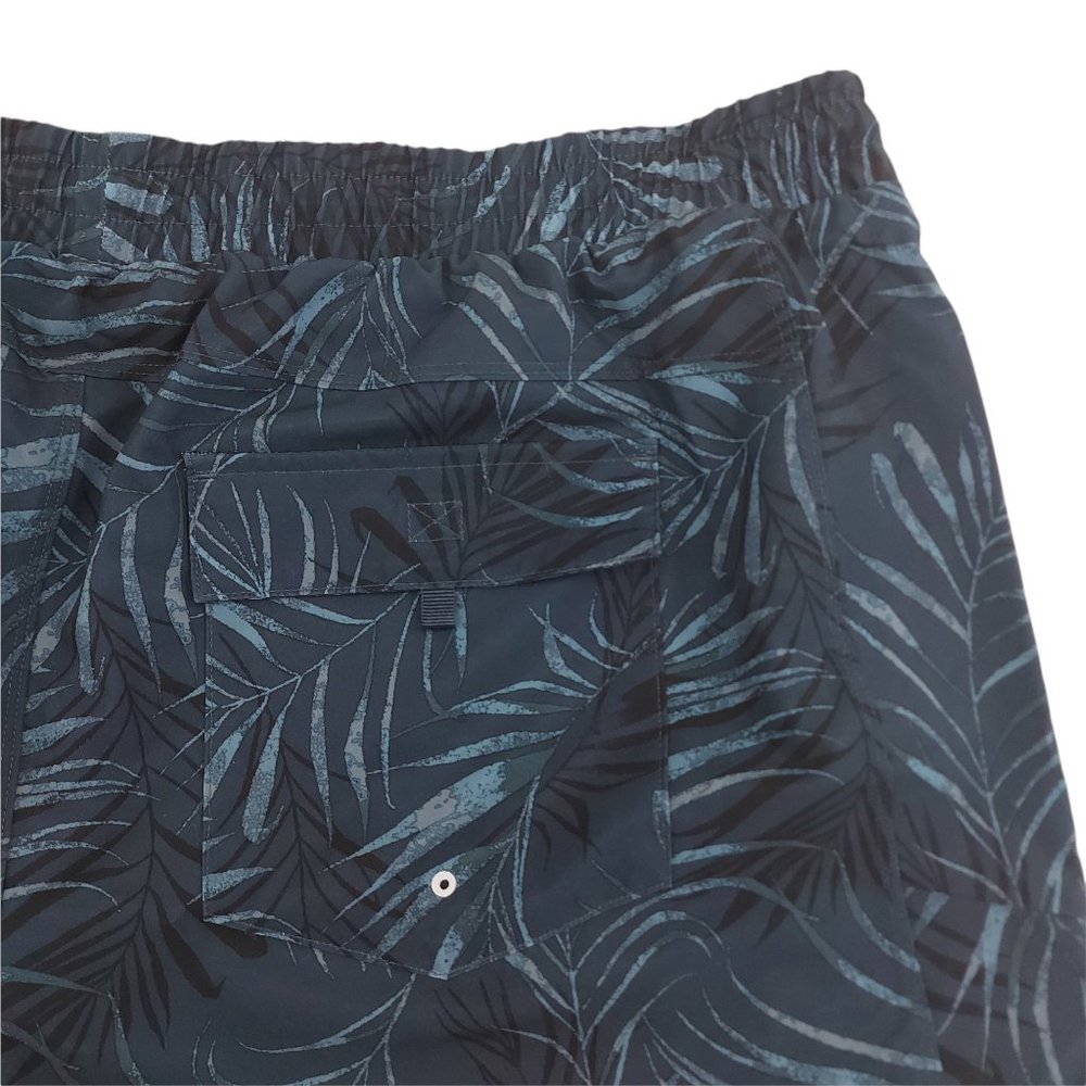 All In Motion Board Shorts Mens XL Green Tropical Print Summer Beach Outdoor - Picture 6 of 9